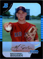 2005 Bowman Chrome Draft #61 Michael Bowden