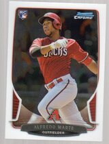 2013 Bowman Chrome #55 Alfredo Marte