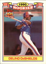 1991 Topps Rookies #8 Delino DeShields