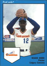 1989 ProCards Calgary Cannons #528 Reggie Dobie