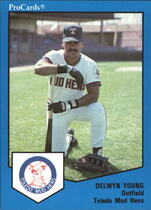 1989 ProCards Toledo Mud Hens #764 Delwyn Young