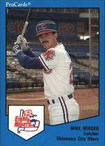 1990 CMC Oklahoma City 89ers #10 Mike Berger