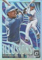 2020 Donruss Optic Illusions Holo #7 Mookie Betts