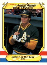 1987 Fleer Award Winners #6 Jose Canseco