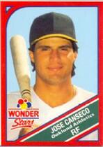 1990 Wonder Bread Stars #14 Jose Canseco