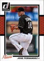 2014 Donruss Base Set Series 2 #308 Jose Fernandez