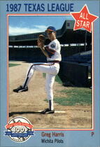 1987 Texas League All Stars Feder #23 Greg Harris