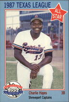 1987 Texas League All Stars Feder #27 Charlie Hayes