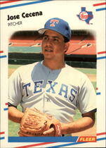 1988 Fleer Update Glossy #62 Jose Cecena