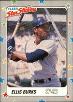 1988 Fleer Star Stickers #6 Ellis Burks