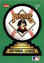 1988 Fleer Team Logo Stickers #18 Pirates