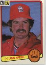 1983 Donruss Base Set #617 John Martin
