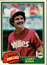 1981 Topps Base Set #120 Larry Bowa