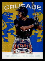 2015 Panini USA Stars and Stripes Crusade Blue #80 Noah Campbell