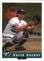 1992 Classic Draft Picks #106 David Becker