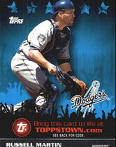 2009 Topps Update Topps Town #TTT62 Russell Martin