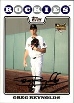 2008 Topps Update #UH183 Greg Reynolds