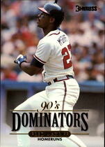 1994 Donruss Decade Dominators #3 Fred McGriff