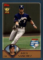 2003 Topps Opening Day #153 Alez Sanchez