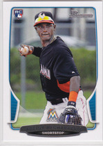 2013 Bowman Base Set #131 Adeiny Hechavarria