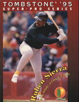 1995 Tombstone Pizza #17 Ruben Sierra