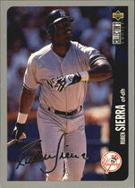 1996 Upper Deck Collectors Choice Silver Signature #630 Ruben Sierra