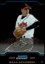 2004 Bowman Chrome Draft #80 Brad Bergesen