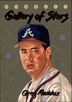 1993 Leaf Triple Play Gallery #GS4 Greg Maddux