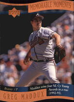 1997 Upper Deck Memorable Moments #B4 Greg Maddux