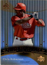 2005 Upper Deck Reflections Update #212 Chris Roberson