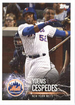2019 Topps Stickers #198 Kyle Schwarber|Yoenis Cespedes