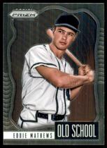 2021 Panini Prizm Old School #OS-4 Eddie Mathews