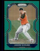 2021 Panini Prizm Green Prizm #54 Andre Scrubb