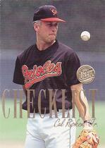 1996 Ultra Checklists Gold Medallion #A8 Cal Ripken Jr.