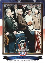 2011 Topps Opening Day Presidential First Pitch #PFP-2 Harry Truman