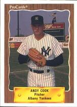 1990 ProCards Albany-Colonie Yankees #1031 Andy Cook