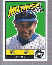 2001 Upper Deck Vintage Matinee Idols #M9 Sammy Sosa