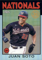 2021 Topps Chrome 1986 Topps #86BC-4 Juan Soto