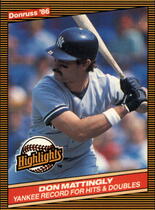 1986 Donruss Highlights #53 Don Mattingly