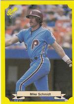 1987 Classic Update Yellow/Green Backs #101 Mike Schmidt
