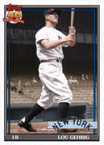 2021 Topps Archives #195 Lou Gehrig