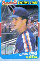 1989 Fleer Exciting Stars #8 David Cone