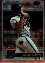 1996 Topps Chrome #22 David Justice