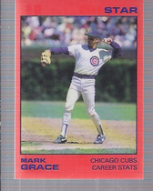 1988 Star Grace Orange #2 Mark Grace