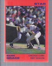 1988 Star Grace Orange #4 Mark Grace