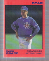 1988 Star Grace Orange #6 Mark Grace