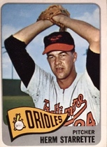 1965 Topps Base Set #539 Herm Starrette
