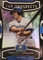 2012 Bowman Platinum Top Prospects #Td Travis d'Arnaud