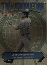 2002 Topps Total Production #TP5 Jason Giambi