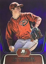 2012 Bowman Platinum Prospects Purple Refractors #BPP4 Trevor Bauer